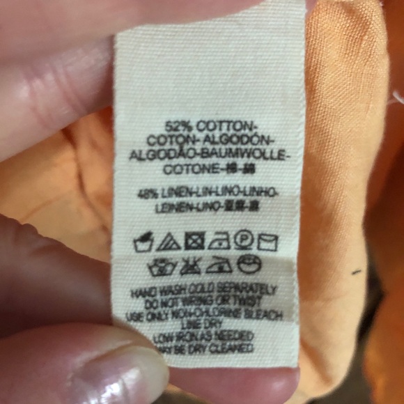 Free People linen sun yellow Erin dress with tie back - Picture 6 of 7